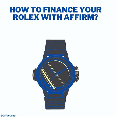 affirm rolex financing.